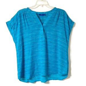 Apt. 9 Cap Sleeve Split Neck Top